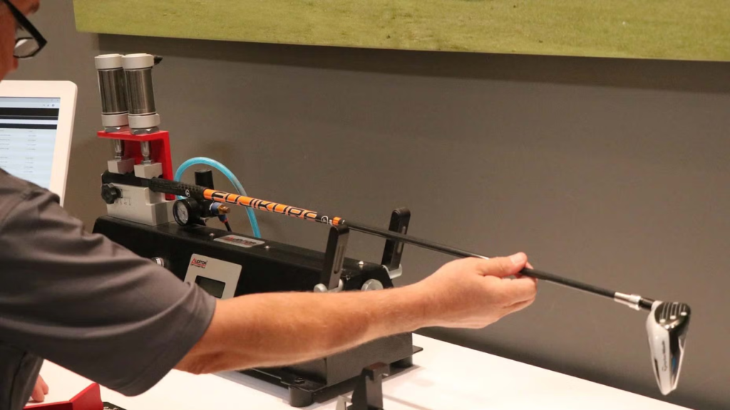 Testing newton golf shafts