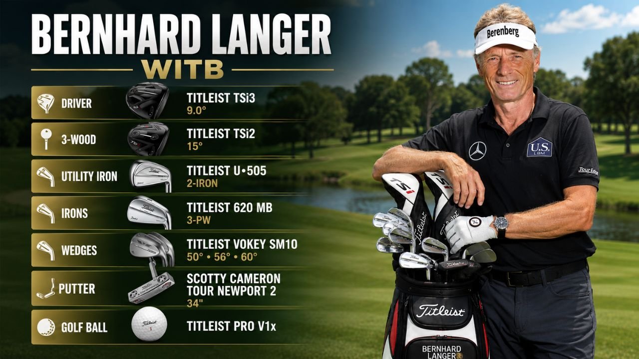 Bernhard Langer WITB: 6 Brands, 1 Legendary Golf Bag