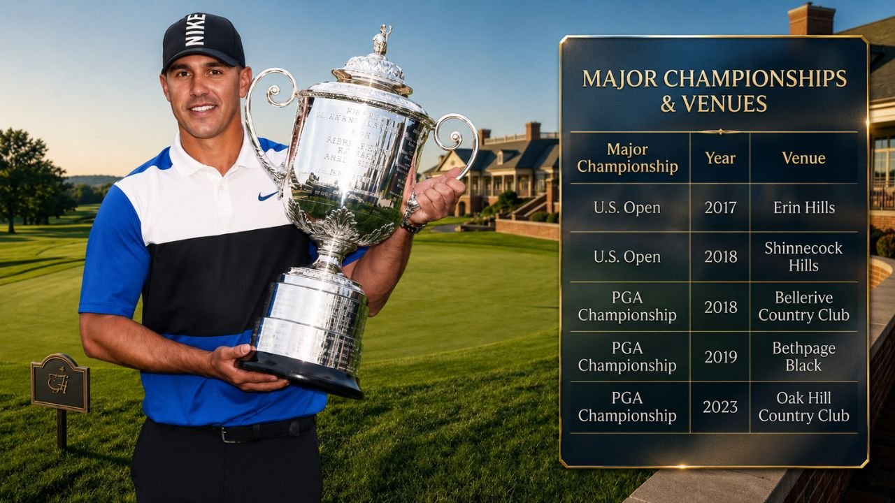 Brooks Koepka Majors, PGA Wins, Ryder Cup & Masters Record 2026