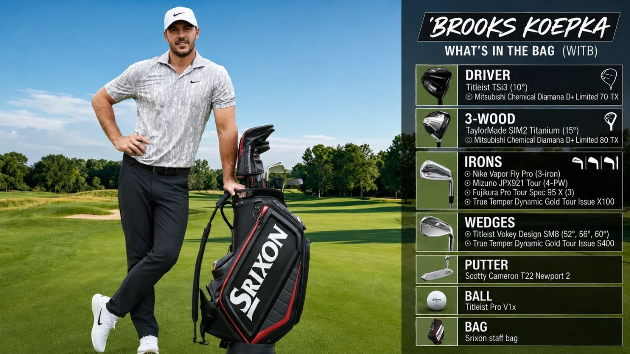 Brooks Koepka WITB 2026: Full Bag & Equipment Guide