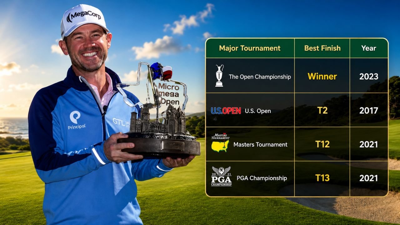 Brian Harman Majors: 2023 Claret Jug & 2026 Results