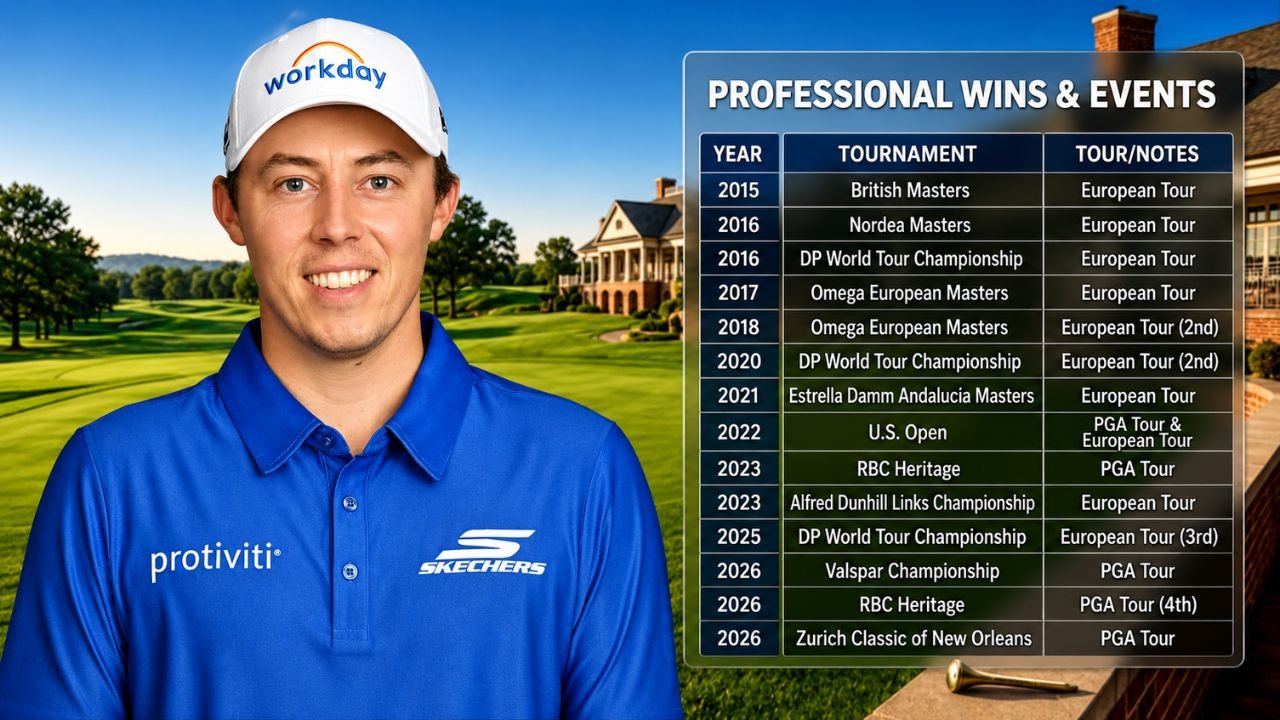 Matt Fitzpatrick Wins: Full List of Titles & Majors (2026)