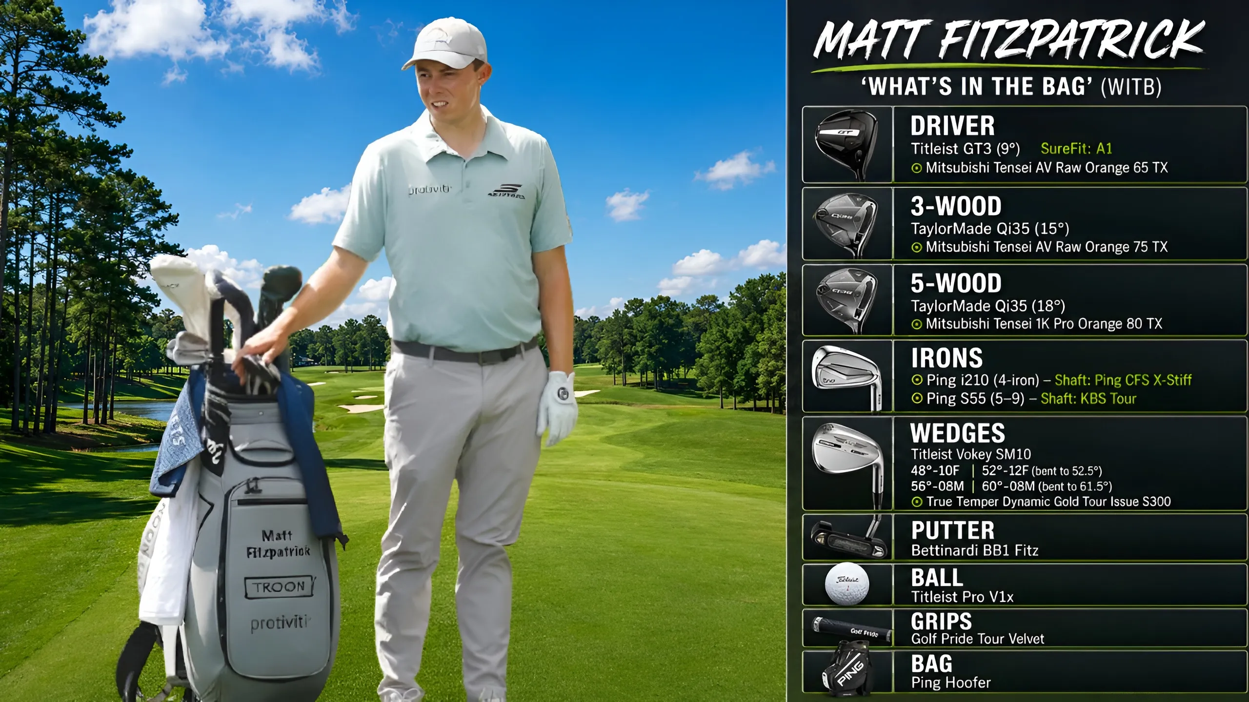 Matt Fitzpatrick WITB: Full 2026 Bag Update & Breakdown