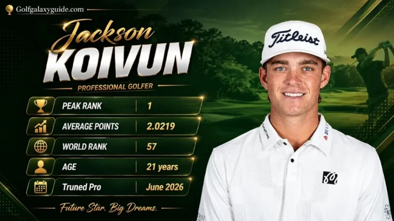 Who Is Jackson Koivun? PGA Profile, Stats, Age, Height & Parents