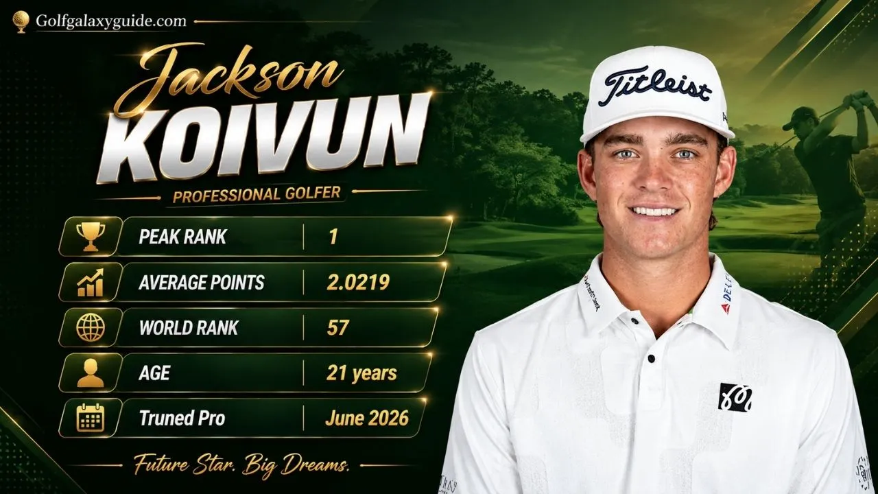 Who Is Jackson Koivun? PGA Profile, Stats, Age, Height & Parents